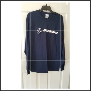 Men's Longsleeve Boeing Logo Shirt